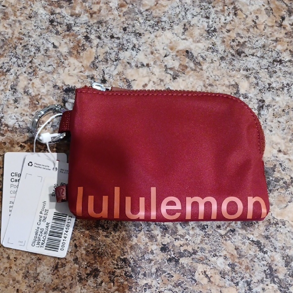 lululemon athletica Accessories - lululemon athletica Red Card & Key Holder Pouch